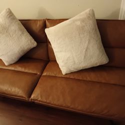 Fulton Couch Leather 
