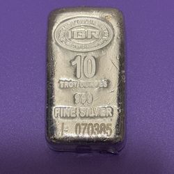 Istanbul Gold Refinery 10 oz .999 Fine Silver Bar