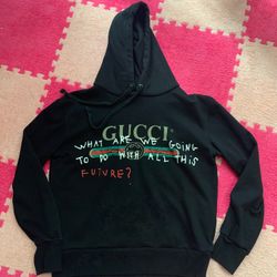 Gucci Hoodie What Are We Going To Do With All This Future 