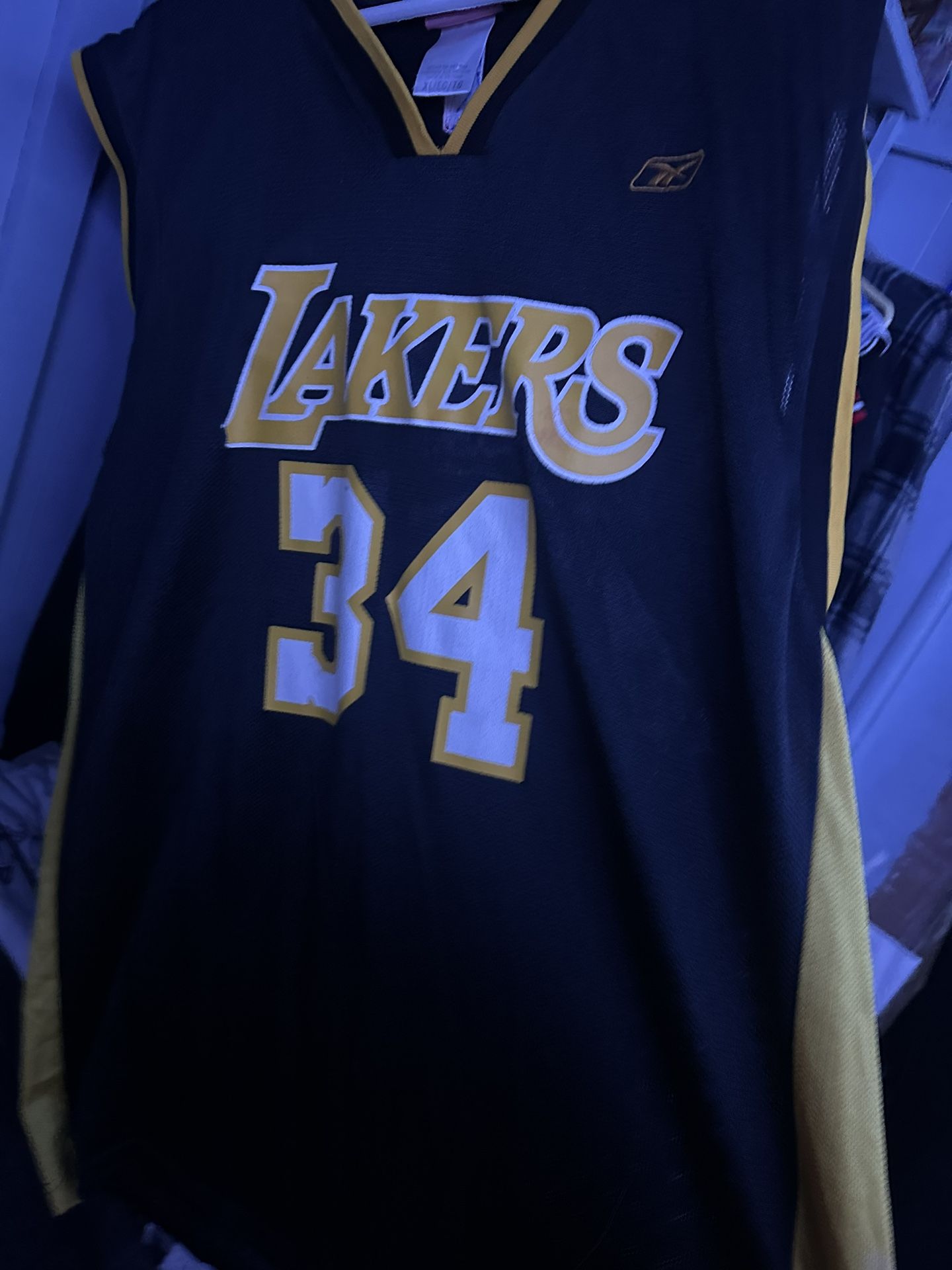 Rare Vintage Lakers Shaw Jersey