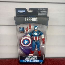 Marvel Legends Captain America Wolf Onslaught Red Skull BAF New Sealed