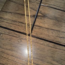 Rope 14k Real Gold Chain 11 Grams Wanting To Trade For A Rolex Chain Read Description 
