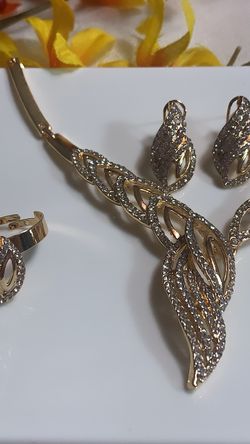 18K Gold Plated Luxury Jewelry Sets for Women