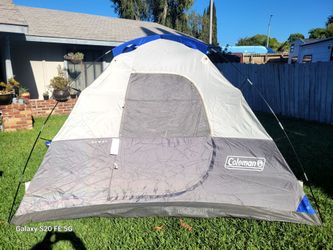LARGE COLEMAN TENT 8' X 10' x 70"H EXCELLENT CONDITION