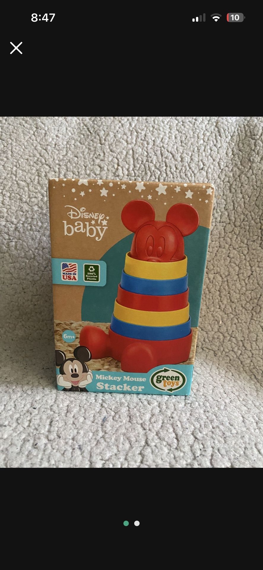 Mickey Mouse Baby StackerToy