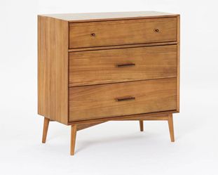 West Elm Mid-Century 3-Drawer Dresser – Acorn