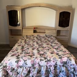 Queen Bed frame & Matching Dresser