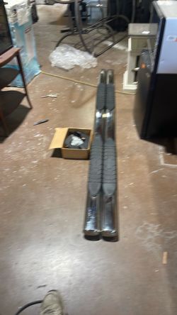 Stainless Steel Oval Nerf Bars (Running Boards)-94.5”