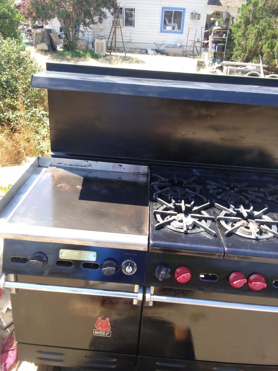 Wolf commercial stove