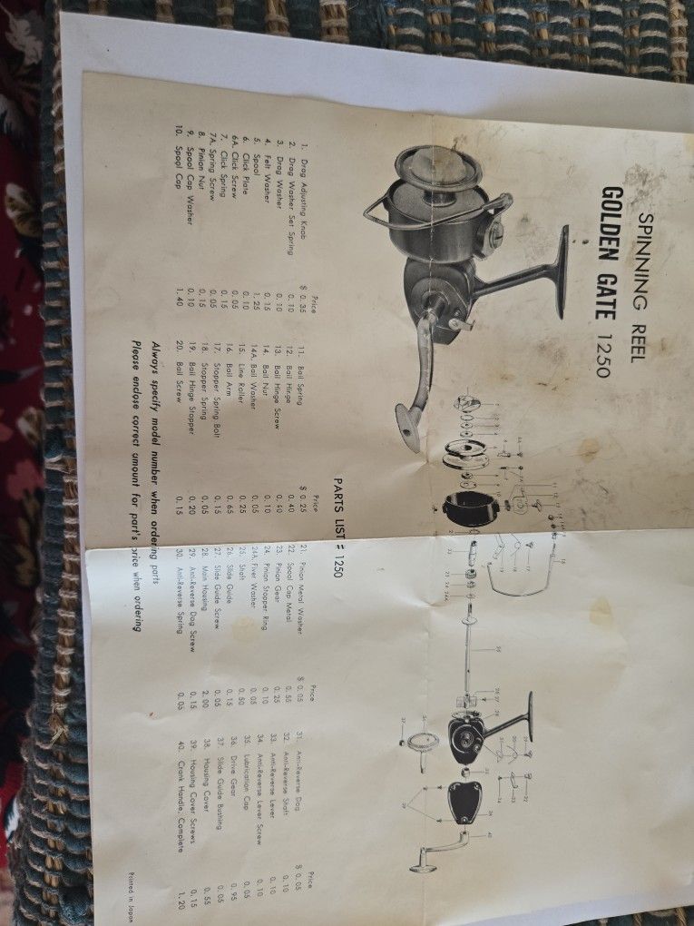 Fishing Reel Advertisement 