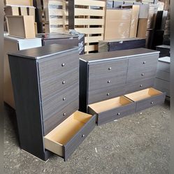 Five and 8 drawers dresser with rails