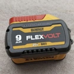 DEWALT FLEX VOLT 20V/60Volt MAX BATTERY 9AH BRAND NEW 