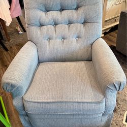 Lazyboy Recliner - Light Denim Blue