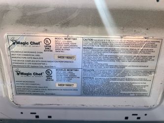 Magic Chef microwave