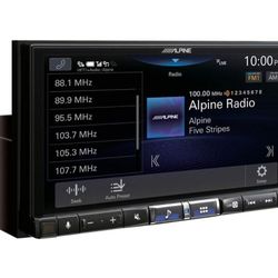 Alpine  iLX-507
2-DIN 7" WVGA Display High-Resolution Media Receiver, Built-in Bluetooth with Apple CarPlay & Android Auto Compatible