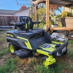 Ryobi Zero Turn Riding Lawn Mower 