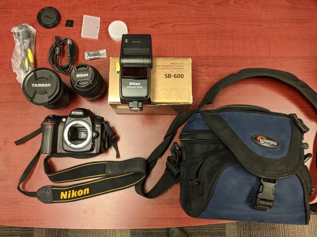 Nikon D50 with accessories