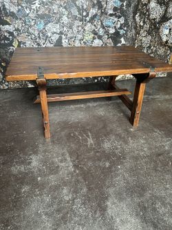 Coffee table - Pier 1 Imports - teak wood