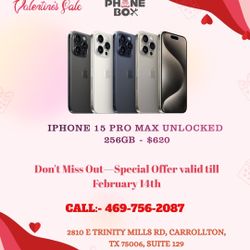 iPhone 15 Pro Max 256GB Unlocked Available On Valentines Week Offer 😱🥳