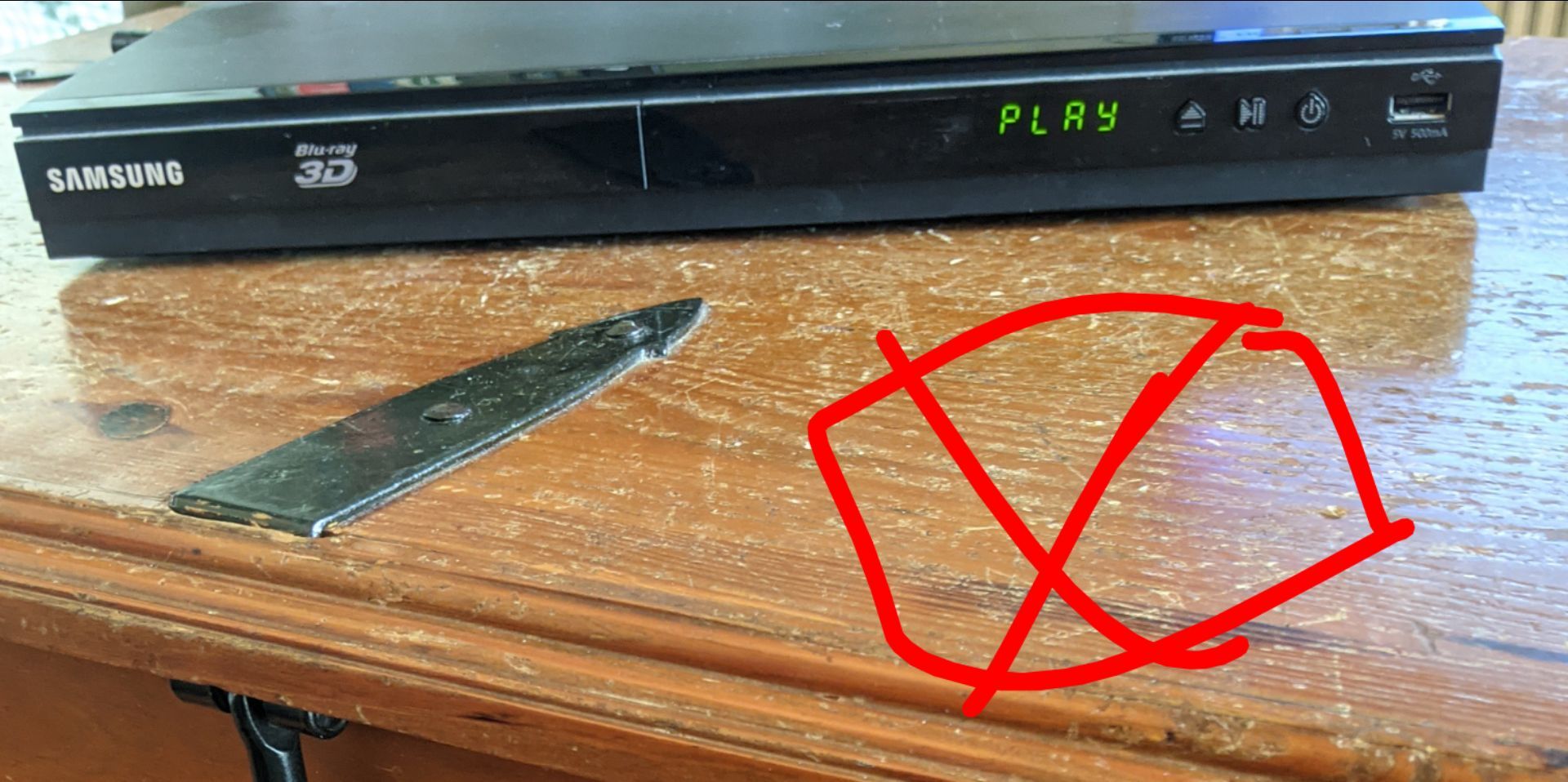 Samsung 3D Blue Ray Player (fix)