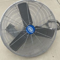 Global Industrial 24 Inch Oscillating Wall Mount Fan