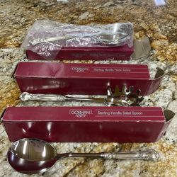 Gorham Sterling Silver Serving Accessories 
