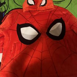 Kids Spiderman Sweater/blanket In One