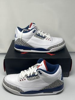 Nike Air Jordan 3 Retro True Blue 2016 Men’s Size 11 854262-106 Pre-Owned 