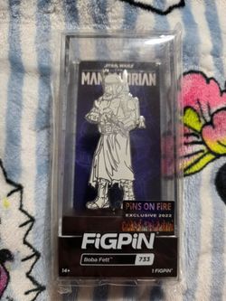 Star Wars The Mandalorian pin on fire #733
