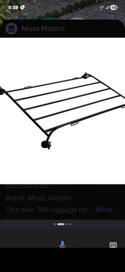 Luggage rack for1974 triumph TR6