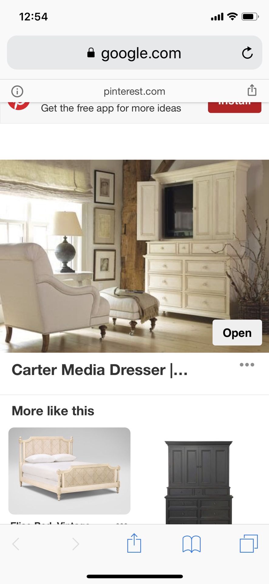 Ethan Allen Carter Media Center Brand New