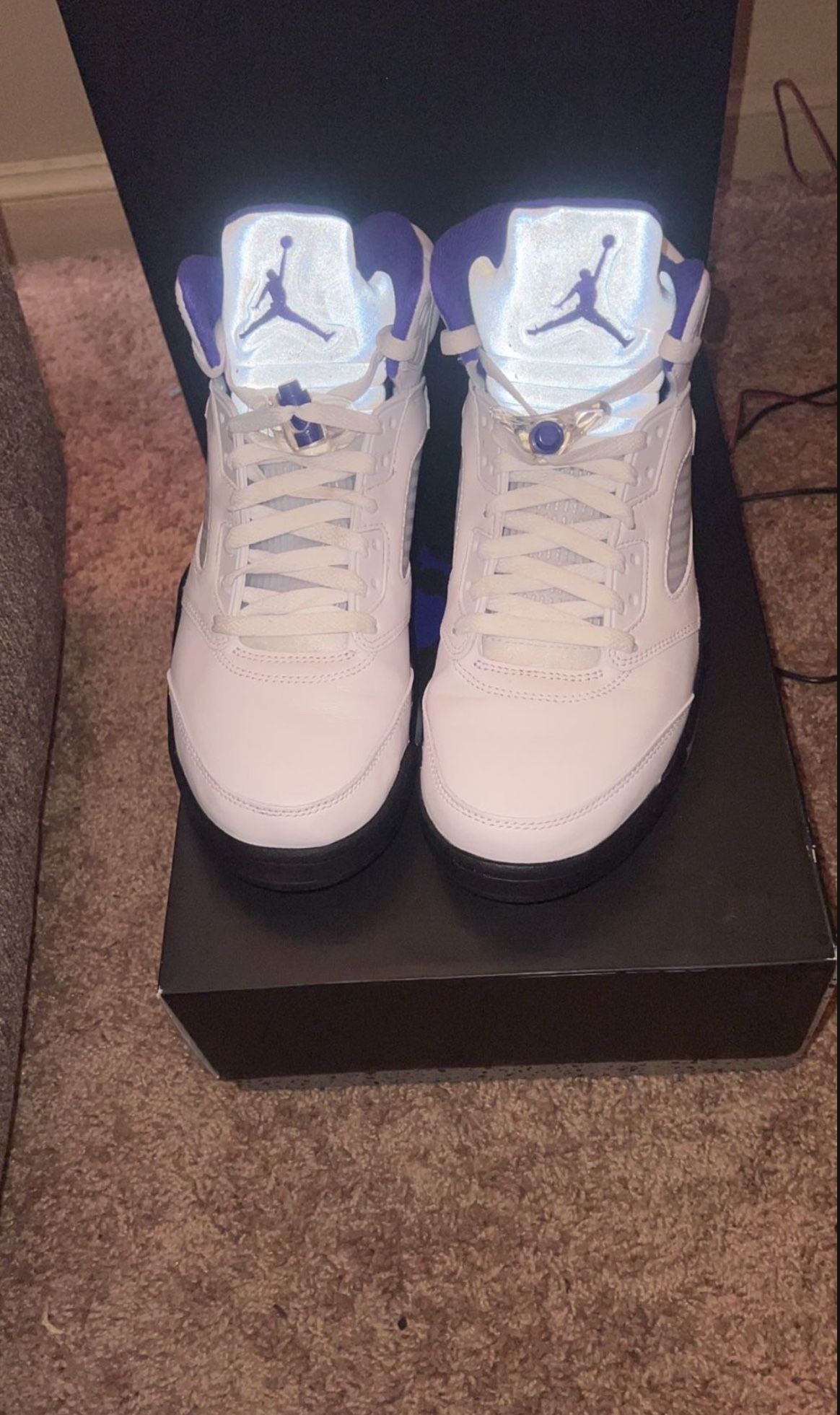 Retro 5s…. Size 9.5 in men