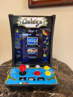 Video Game Console Galaga Arcade 1 UP Table Top Game GAL-C-09429-WM GALAGA COUNTER-CADE
