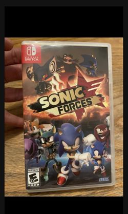Nintendo Switch Sonic Forces Game In Perfect Condition With Pic Snap cCse