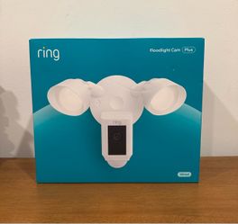 Ring Floodlight Cam Wired Plus - White **Brand New**