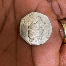  1997 Elizabeth 50 Pence $700