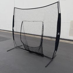 Zelus Baseball Net Softball Practice Kit 7x7ft Pitching Net 