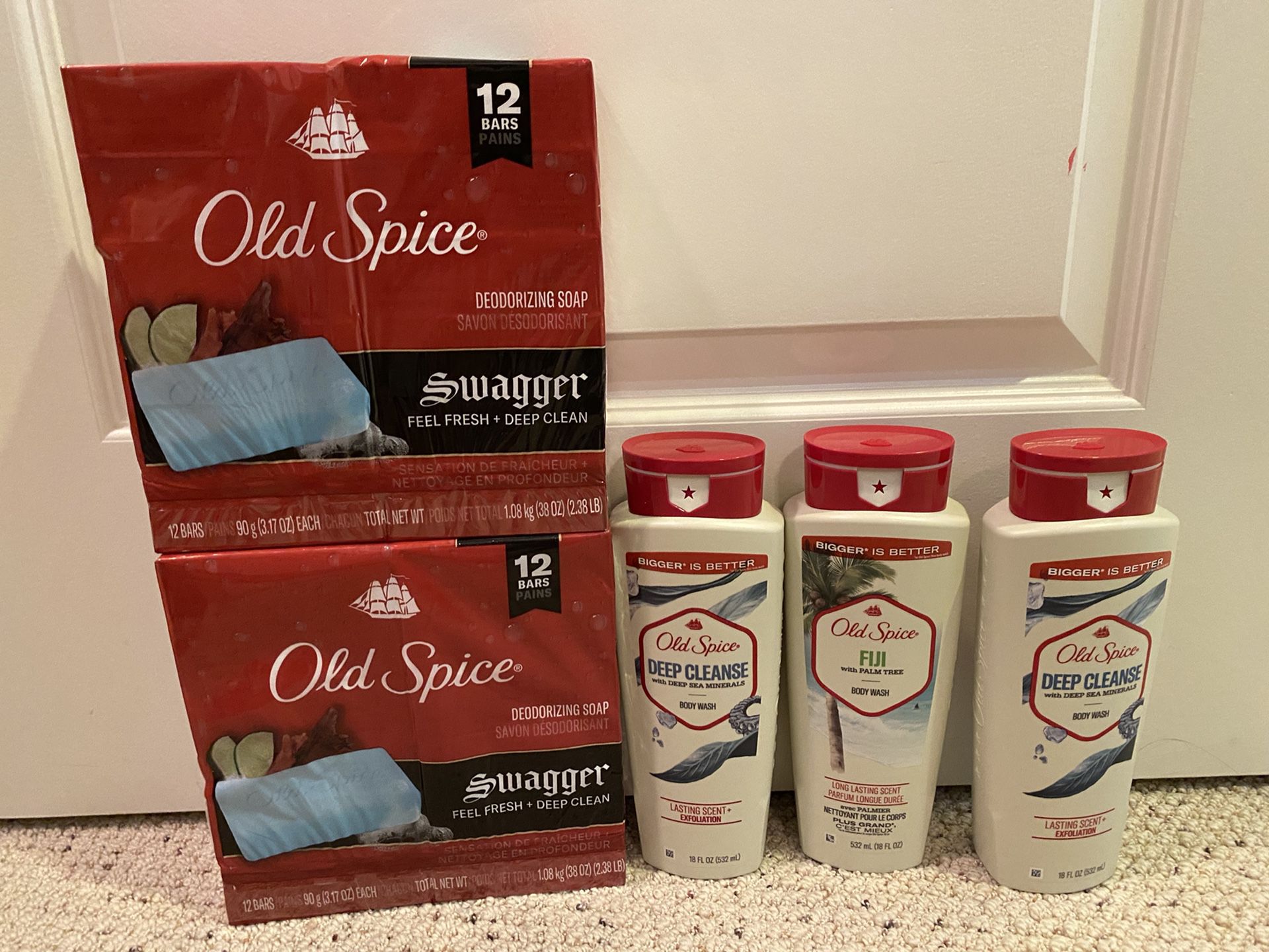 Old Spice Bar Soaps And Body Wash 