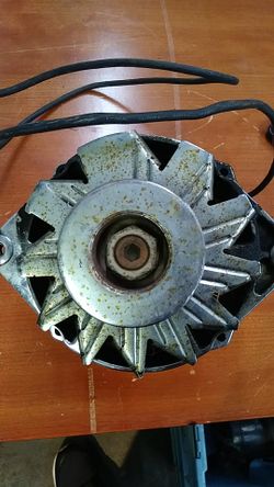 Small block Chevy one wire conversion Alternator, This specific one came out of a Nova 66-74