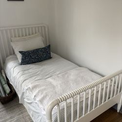 White twin Bed Frame 