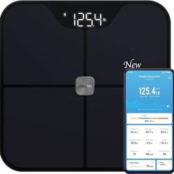 PRO Digital Bathroom Scale with Smart Bluetooth APP to Monitor Body Weight, Body Fat Scale,BMI,Muscle Mass,Composition Health Analyzer- Weighing Up to