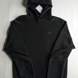 Nike Sportswear Tech Fleece Pullover Hoodie Black Men's Size M FB8016-010 New