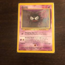 Pokémon Gastly Card