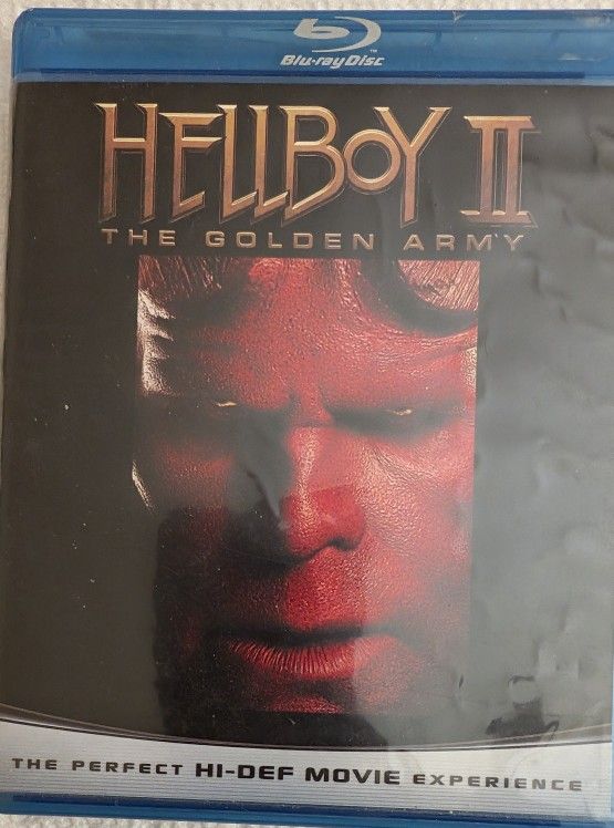Hellboy The Golden Army On Blu-Ray Disc DVD (Mint), 2 Hrs, PG13, Bonus Disc Has Lots Of Features. The fate of mankind hangs in the balance when a rut