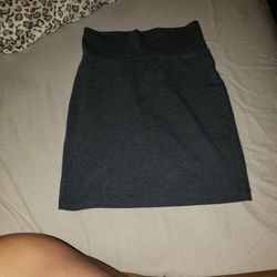 Pencil Skirt Size S Gray