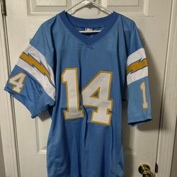 Powder Blue Dan Fouts Jersey