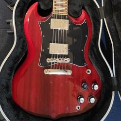Epiphone SG Tradition Pro with TSA case