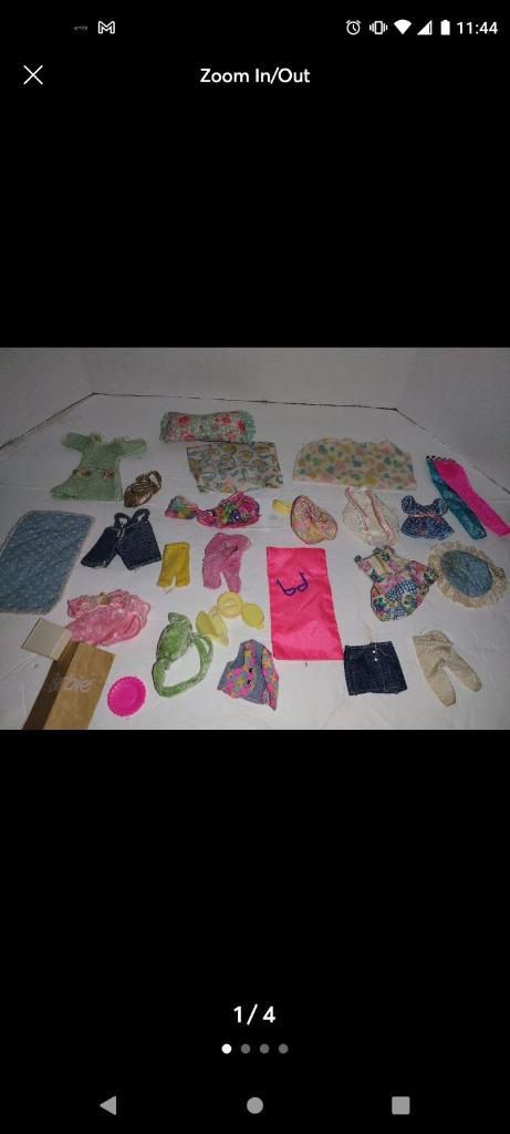 Lot of Barbie, clothes, and accessories