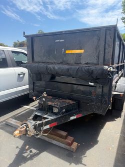 7x12 Dump Trailer – Tandem Axle – Tall Sides – $4,999 OBO