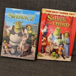 Shrek 2 & Shrek The Third DVD Bundle! 